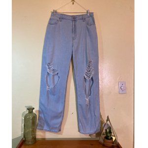 Hollister NWT High Rise Straight Leg Distressed Size 13R W31 L31 New With Tags